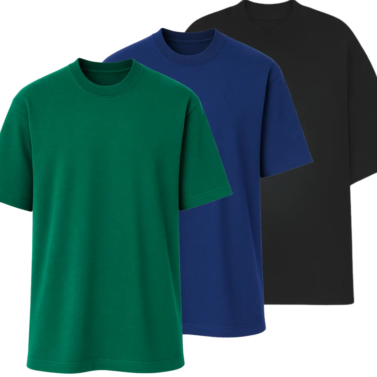 Produto na cor Verde-Azul-Preto